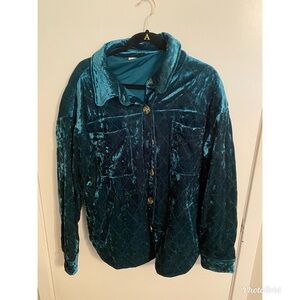 Green Velvet Jacket